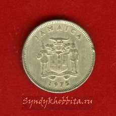 Ямайка 5 центов 1975 год